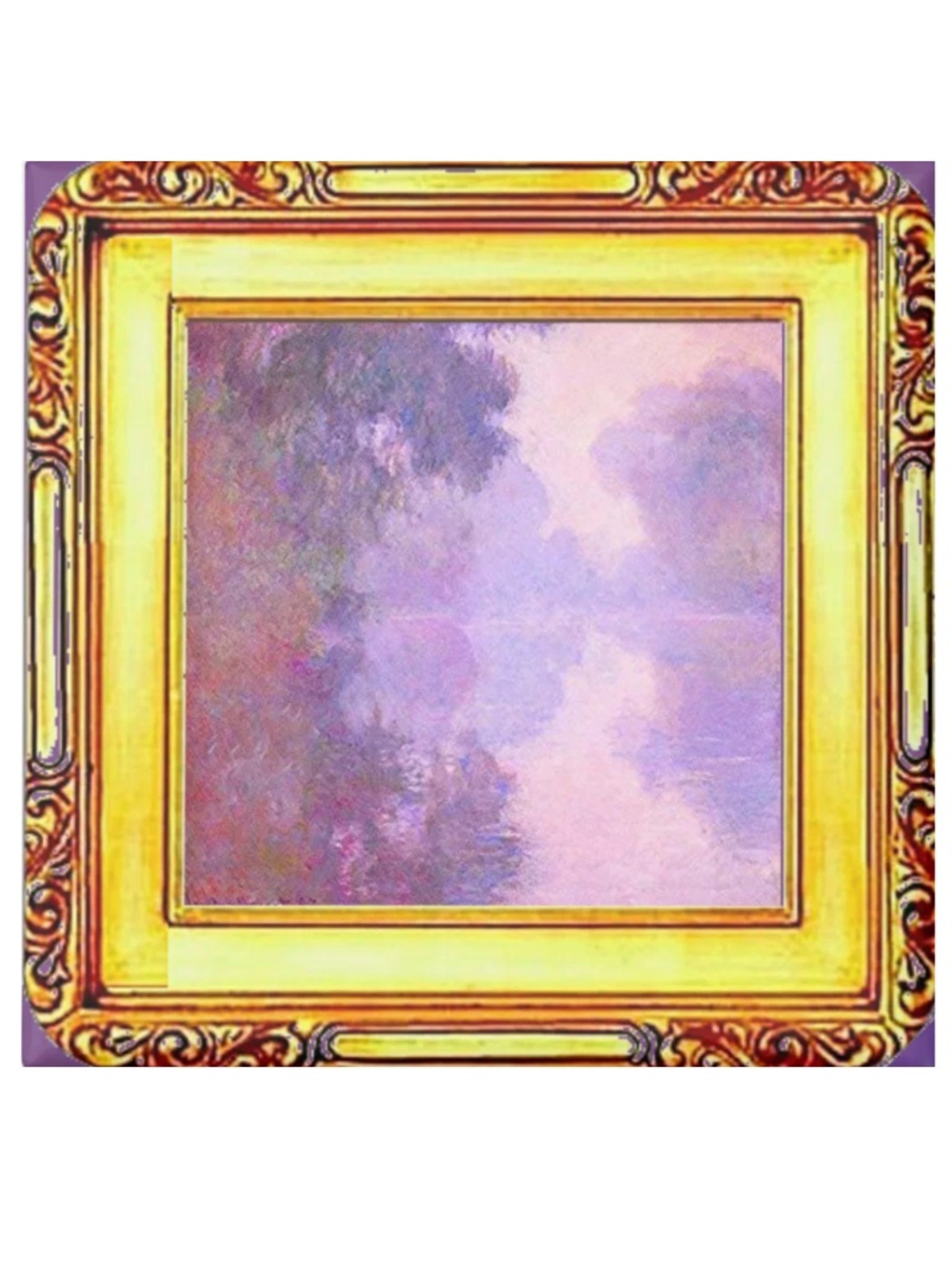 Misty Morning on the Seine by Monet - Fine Art - Mini Masterpieces Magnet